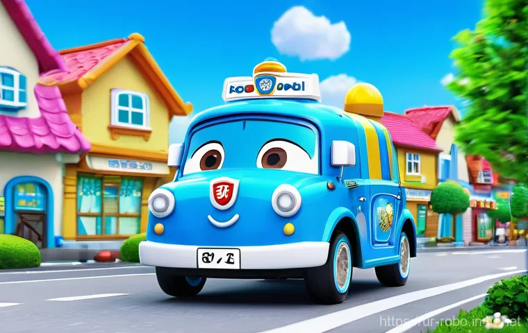 로보카폴리 캐릭터 라이선스 - Here are three image generation prompts in English, crafted according to your guidelines: