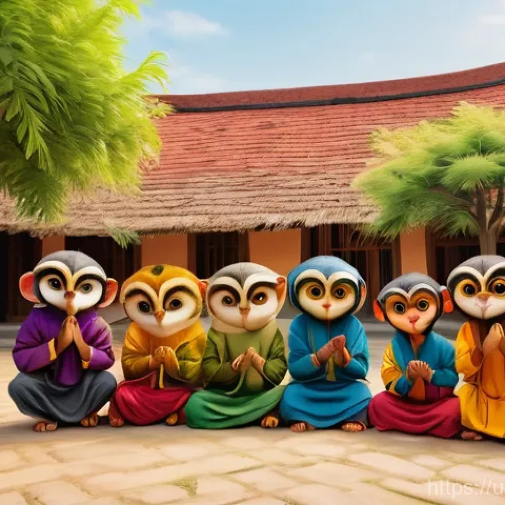 로보카폴리와 유아용 콘텐츠 기획 - **Prompt:** A group of diverse young children, around 5-7 years old, are gathered happily in a vibra...