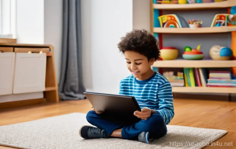 로보카폴리와 유아용 콘텐츠 기획 - **Prompt:** A group of diverse young children, around 5-7 years old, are gathered happily in a vibra...