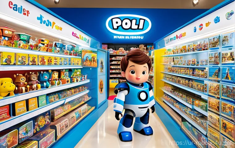 로보카폴리 굿즈 제작비 - **Prompt:** A highly organized and clean toy manufacturing facility. Robotic arms are shown precisel...