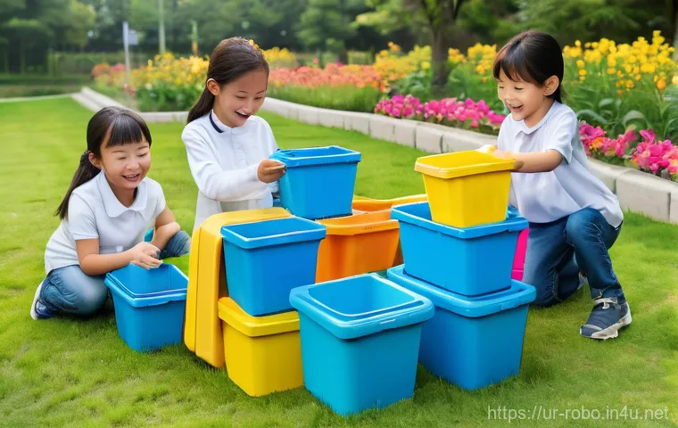 로보카폴리 팬스토리 - Robocar Poli characters (Poli, Amber, Roy, Helly) are depicted in a dynamic, heartwarming scene, sho...