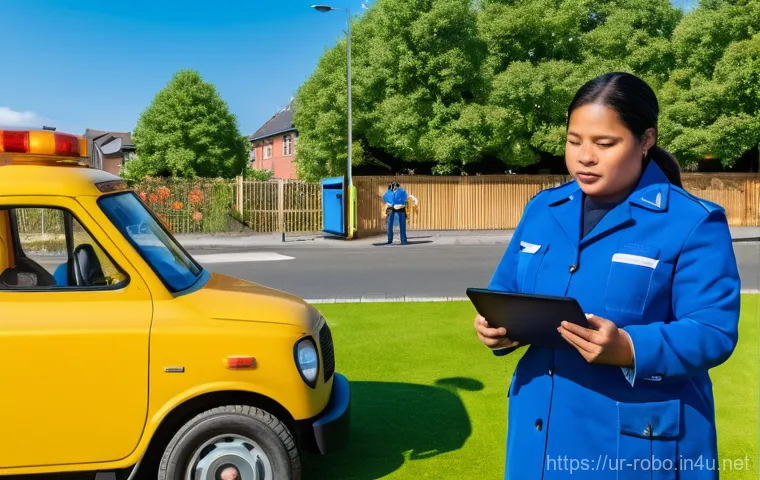 로보카폴리 명언 - **Prompt:** A heartwarming scene depicting the Robocar Poli rescue team (Poli, Roy, Amber, and Helly...