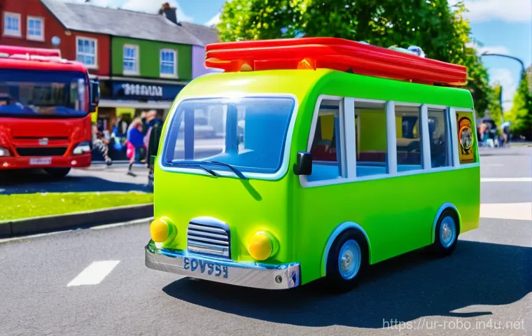 로보카폴리 명언 - **Prompt:** A constructive and focused scene set in a bright, community garden area of Broomstown. P...