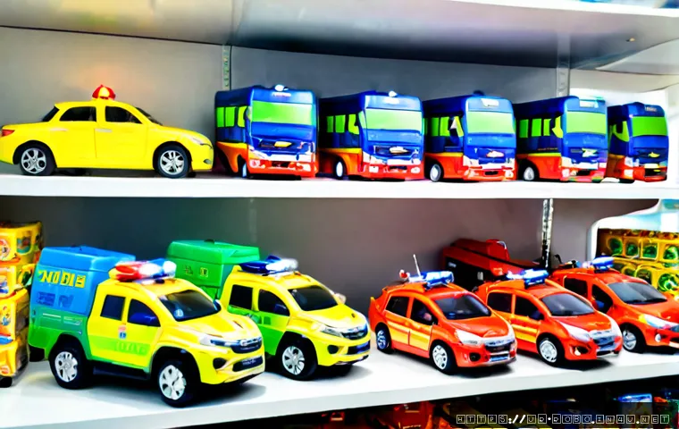 로보카폴리 상품화 전략 - Photorealistic retail merchandising strategy scene in a bright family toy shop in Lahore, Pakistan, ...